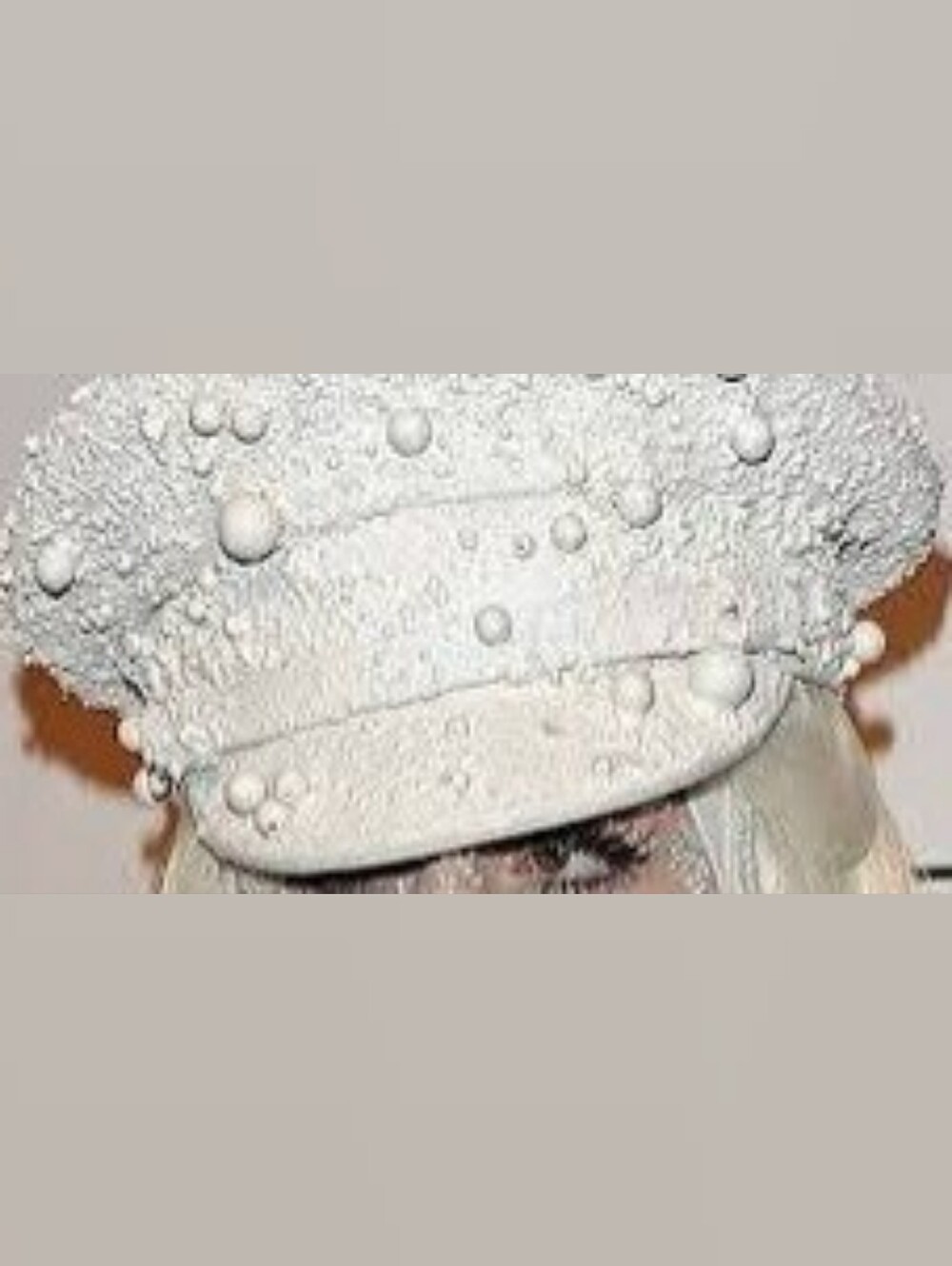 Lady Gaga Pearl Captains Hat Spirit Halloween Costume